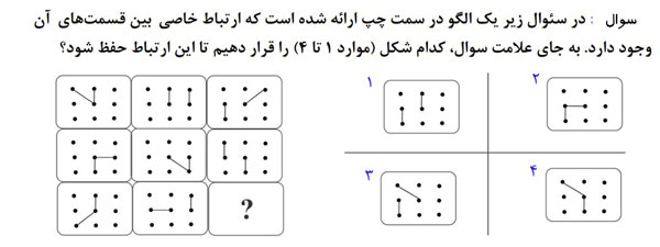 سوالات هوش