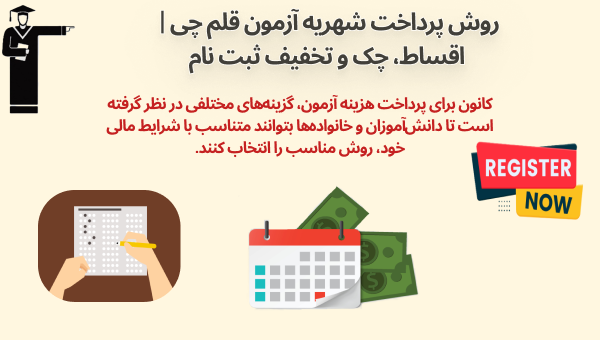 شهریه آزمون قلم‌چی
