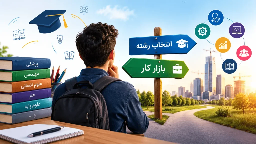 راهنمای انتخاب رشته با نگاه به شرایط بازار کار